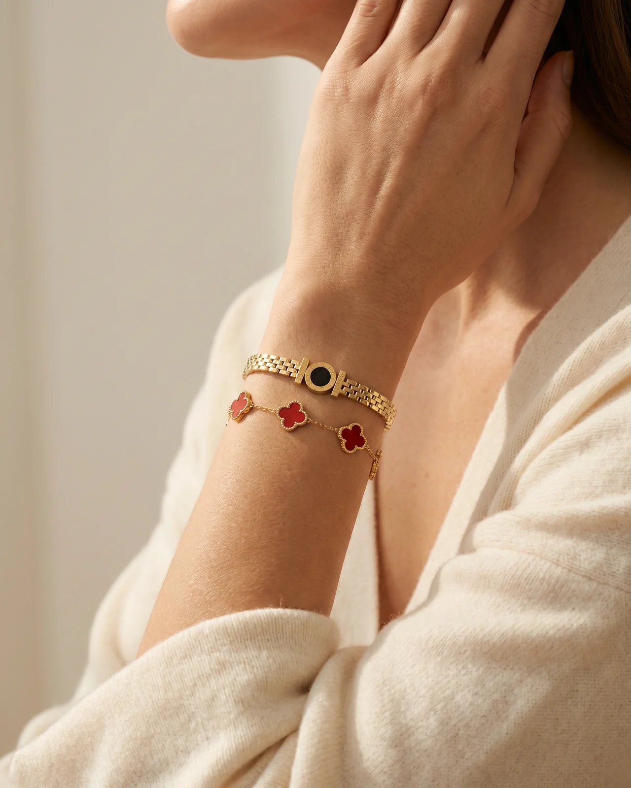 Glozya 18K Gold Plated Bracelets